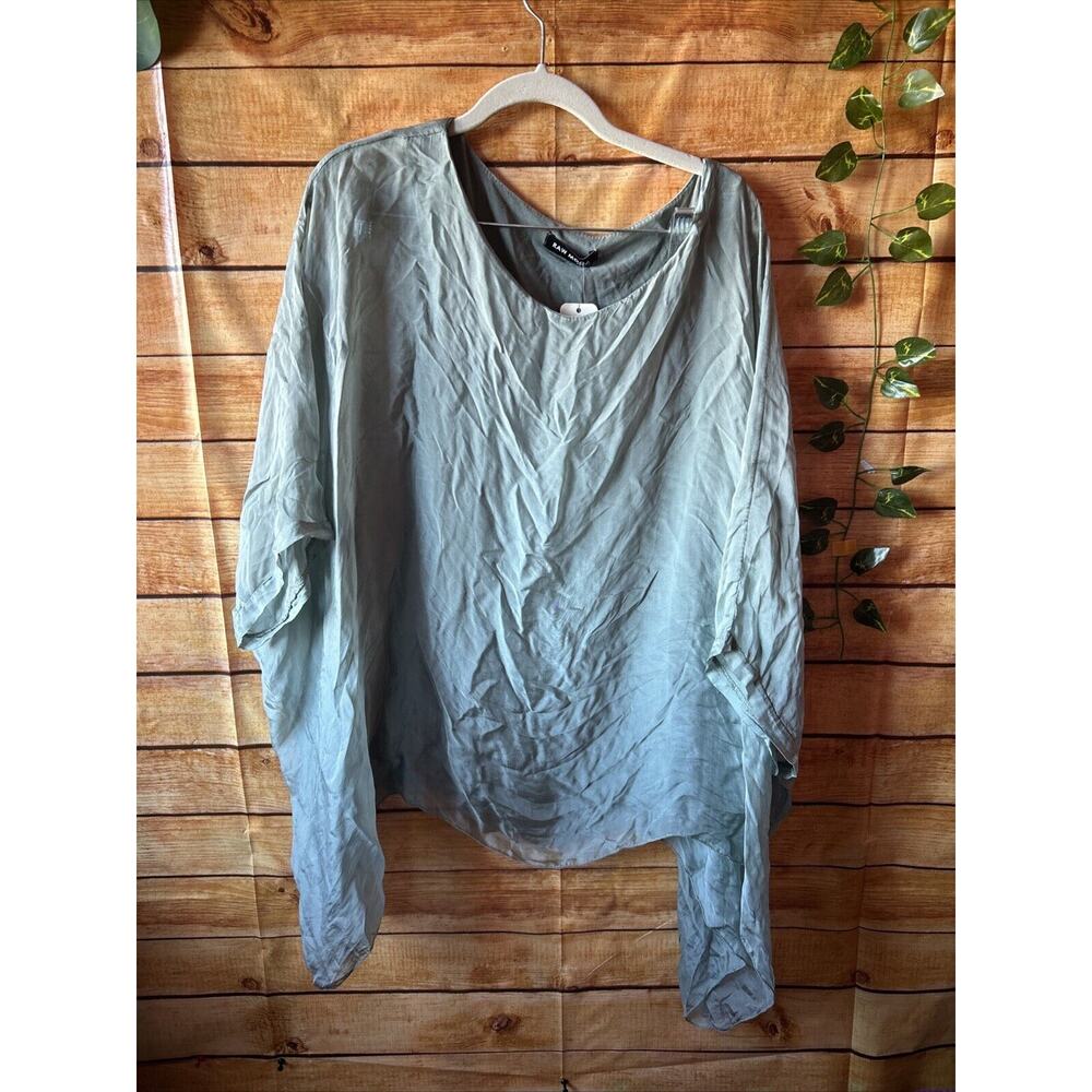 RAW MODA EMILIA SILK ITALIAN ELASTIC TOP